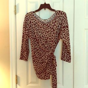 Ann Taylor faux wrap top